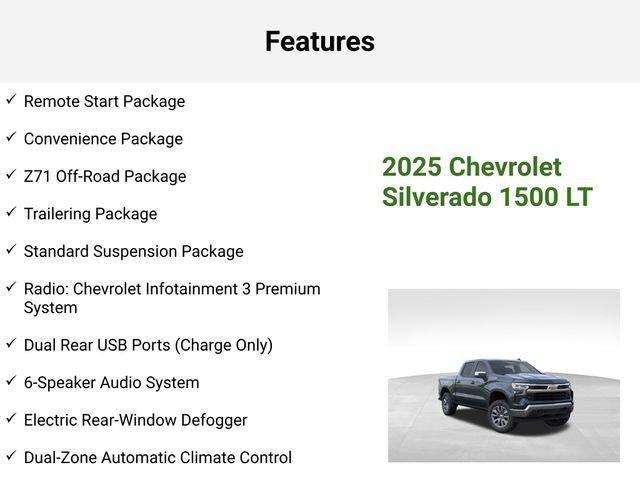 new 2025 Chevrolet Silverado 1500 car, priced at $58,146