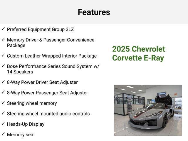 new 2025 Chevrolet Corvette car, priced at $135,215