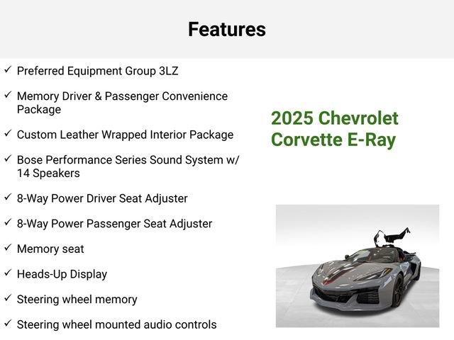 new 2025 Chevrolet Corvette car, priced at $127,922