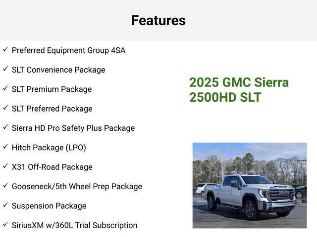 new 2025 GMC Sierra 2500 car, priced at $79,398