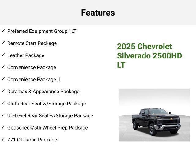 new 2025 Chevrolet Silverado 2500 car, priced at $68,879