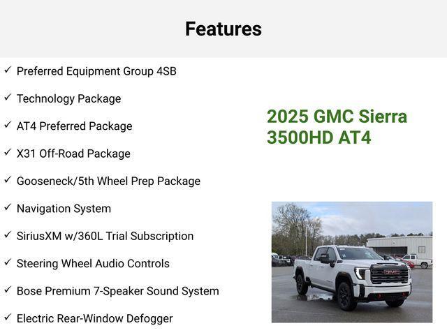 new 2025 GMC Sierra 3500 car, priced at $84,301