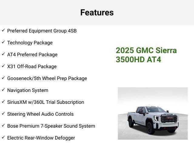 new 2025 GMC Sierra 3500 car, priced at $85,593