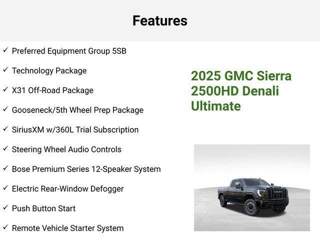 new 2025 GMC Sierra 2500 car, priced at $90,560