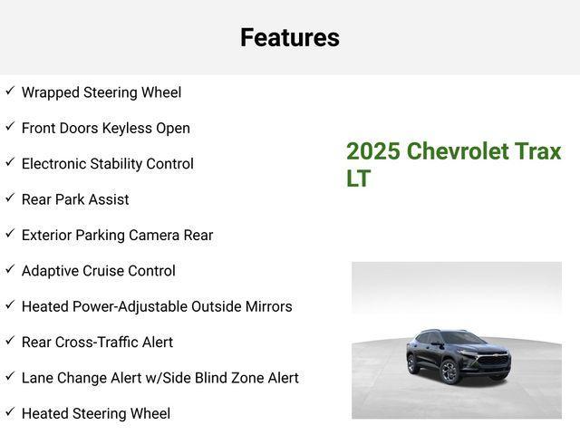 new 2025 Chevrolet Trax car, priced at $25,765