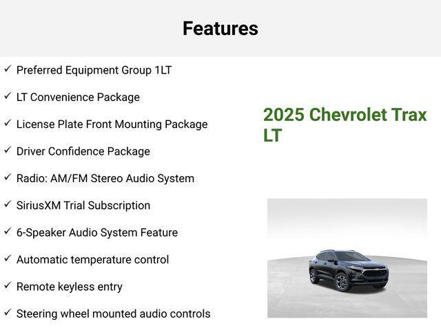 new 2025 Chevrolet Trax car, priced at $25,765