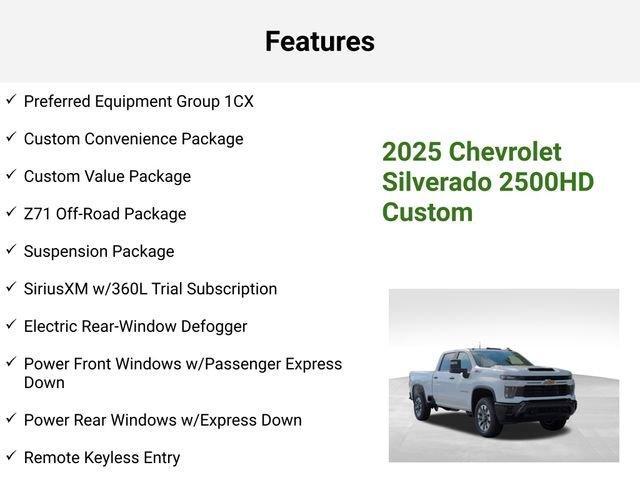 new 2025 Chevrolet Silverado 2500 car, priced at $53,786