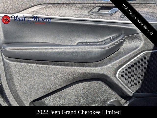 used 2022 Jeep Grand Cherokee car, priced at $30,000