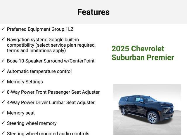 new 2025 Chevrolet Suburban car, priced at $79,419