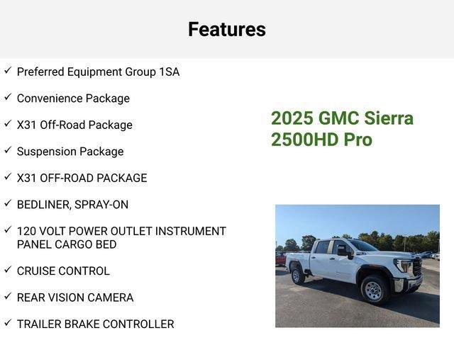 new 2025 GMC Sierra 2500 car, priced at $64,181