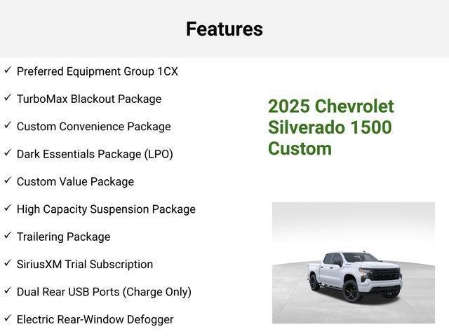 new 2025 Chevrolet Silverado 1500 car, priced at $47,656