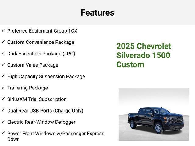 new 2025 Chevrolet Silverado 1500 car, priced at $41,788