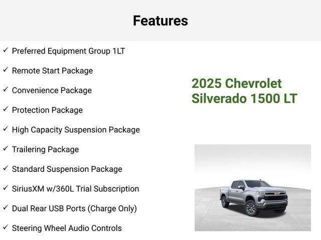 new 2025 Chevrolet Silverado 1500 car, priced at $56,960