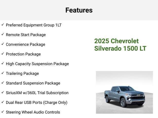 new 2025 Chevrolet Silverado 1500 car, priced at $49,600