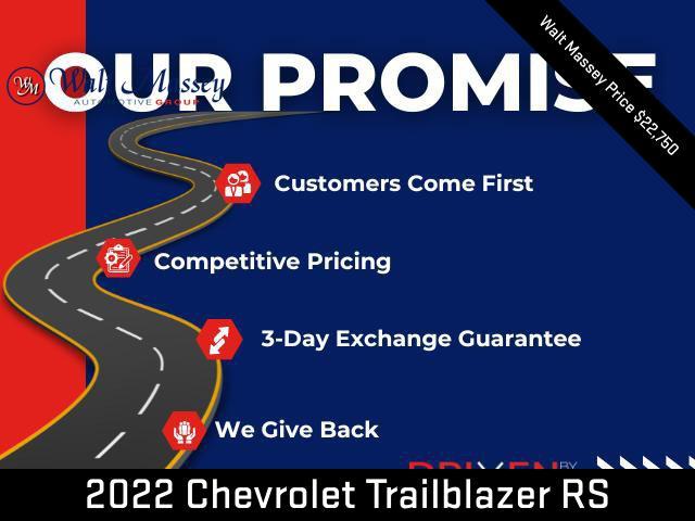 used 2022 Chevrolet TrailBlazer car, priced at $22,750