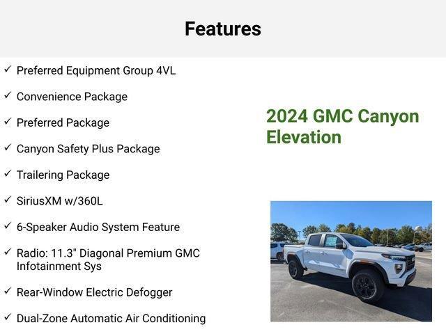 new 2024 GMC Canyon car, priced at $42,272