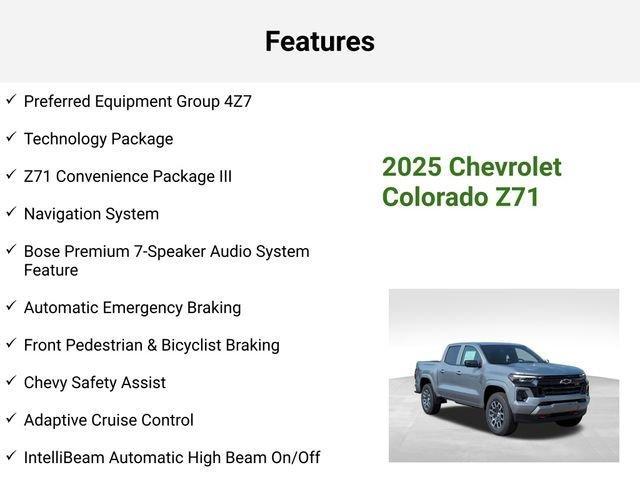 new 2025 Chevrolet Colorado car, priced at $47,351