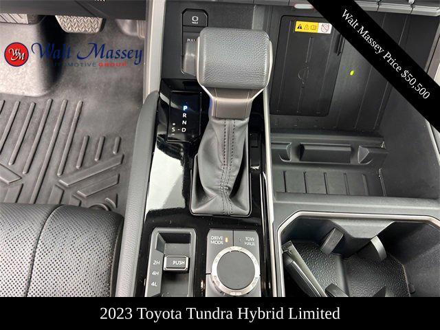used 2023 Toyota Tundra Hybrid car, priced at $50,500