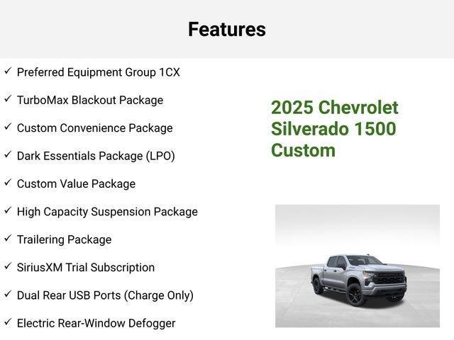 new 2025 Chevrolet Silverado 1500 car, priced at $47,656