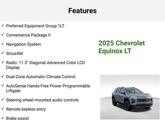 new 2025 Chevrolet Equinox car, priced at $28,426