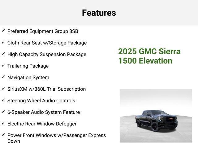 new 2025 GMC Sierra 1500 car, priced at $52,209