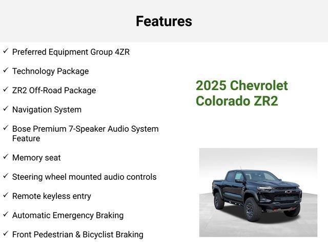 new 2025 Chevrolet Colorado car, priced at $52,417