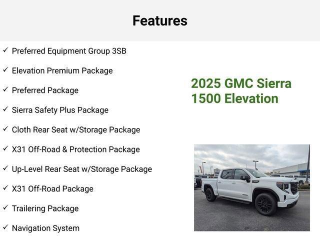 new 2025 GMC Sierra 1500 car, priced at $59,495