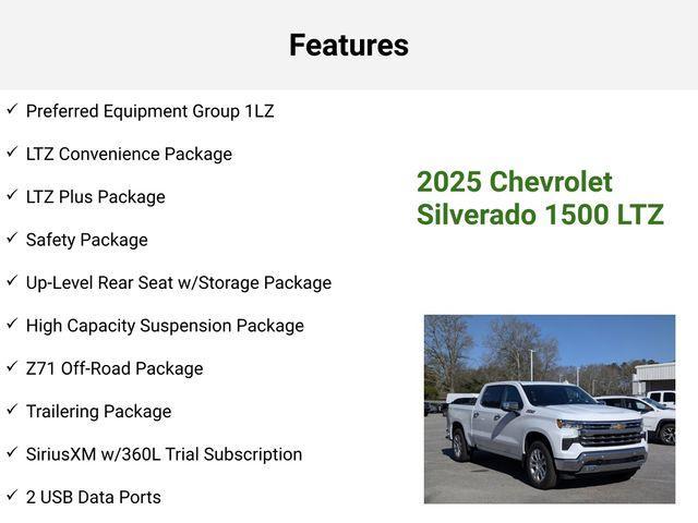new 2025 Chevrolet Silverado 1500 car, priced at $60,715