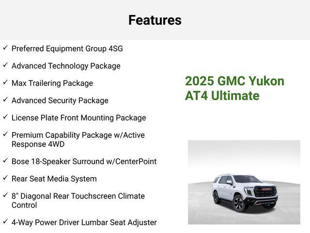 new 2025 GMC Yukon car, priced at $94,344