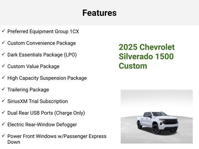 new 2025 Chevrolet Silverado 1500 car, priced at $47,144