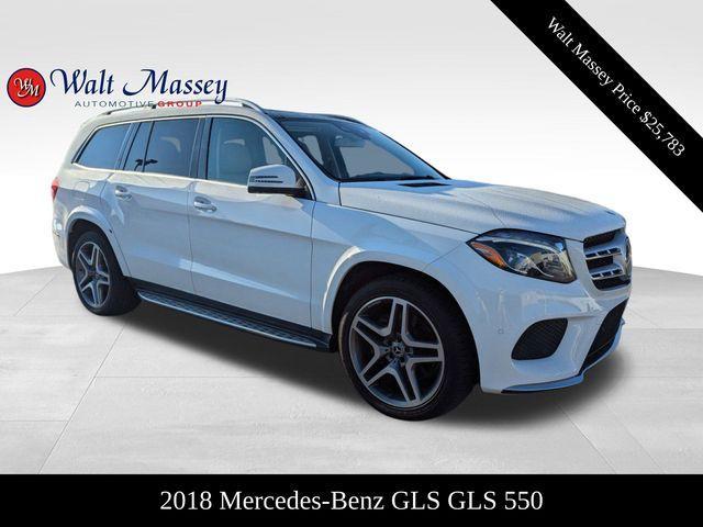 used 2018 Mercedes-Benz GLS 550 car, priced at $25,783