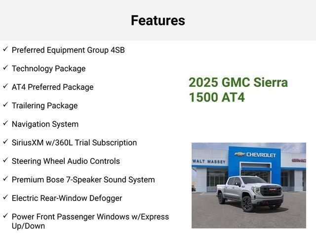 new 2025 GMC Sierra 1500 car, priced at $72,150