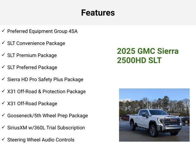 new 2025 GMC Sierra 2500 car, priced at $80,550