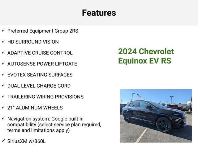 new 2024 Chevrolet Equinox EV car, priced at $44,795