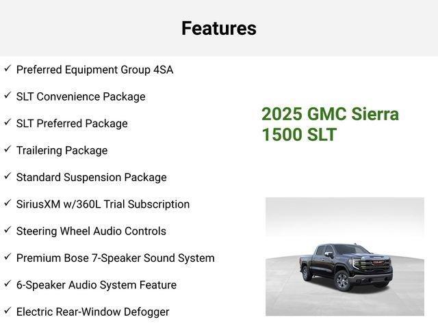 new 2025 GMC Sierra 1500 car, priced at $57,650