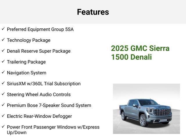new 2025 GMC Sierra 1500 car, priced at $73,553
