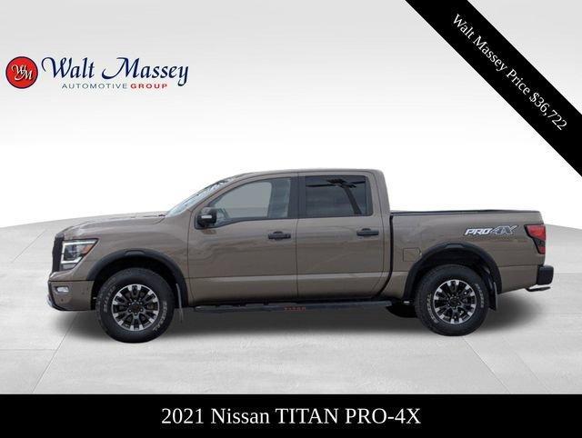 used 2021 Nissan Titan car, priced at $36,722