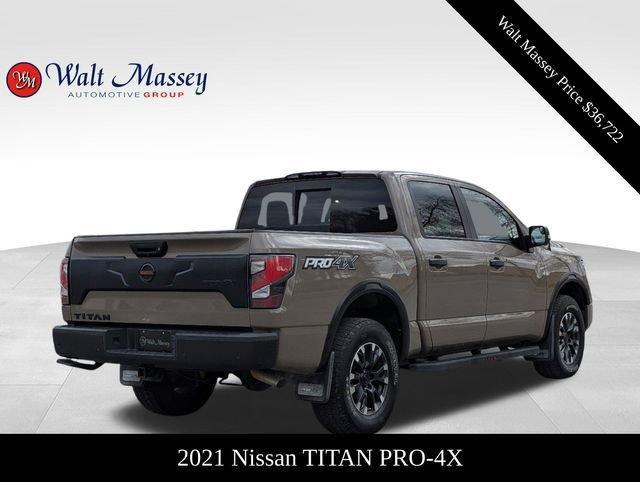 used 2021 Nissan Titan car, priced at $36,722