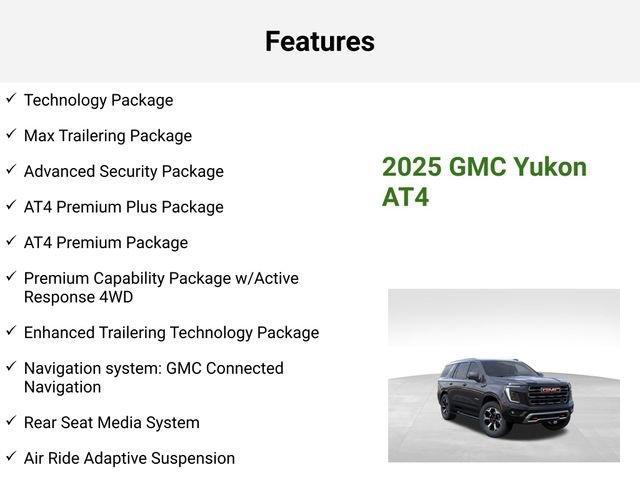 new 2025 GMC Yukon car, priced at $82,431