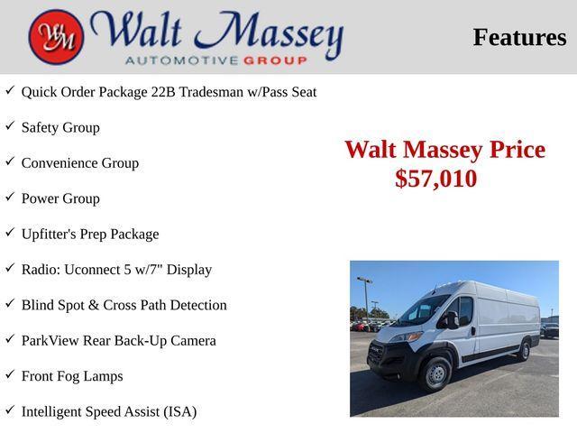 new 2025 Ram ProMaster 3500 car, priced at $57,010