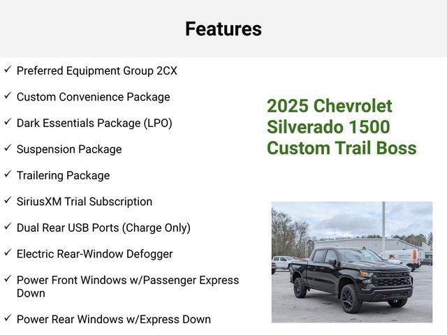 new 2025 Chevrolet Silverado 1500 car, priced at $54,605