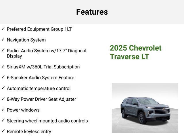 new 2025 Chevrolet Traverse car, priced at $41,810