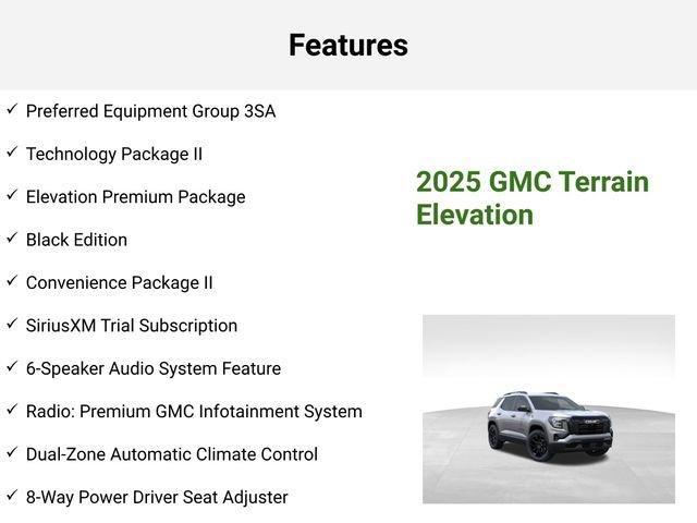 new 2025 GMC Terrain car, priced at $35,468