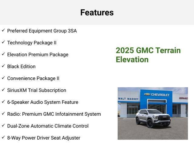 new 2025 GMC Terrain car, priced at $35,468