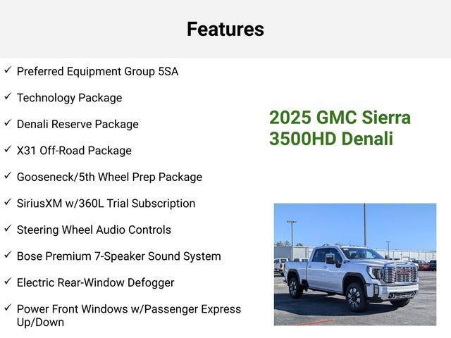 new 2025 GMC Sierra 3500 car, priced at $90,460