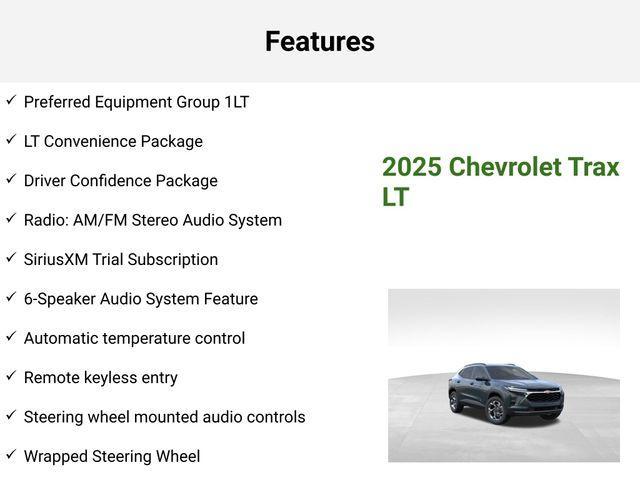 new 2025 Chevrolet Trax car, priced at $25,784
