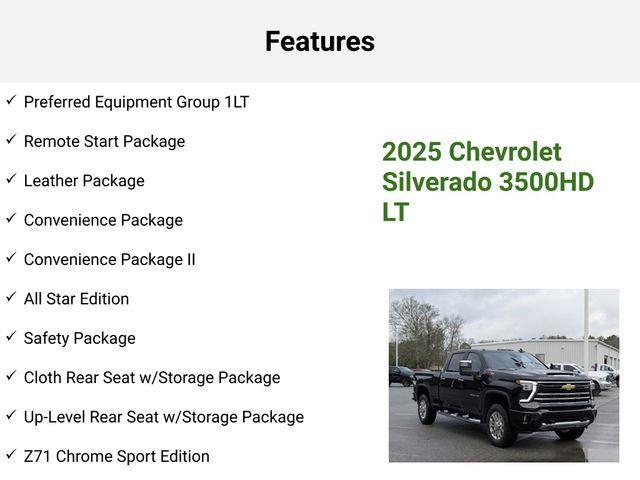 new 2025 Chevrolet Silverado 3500 car, priced at $71,199
