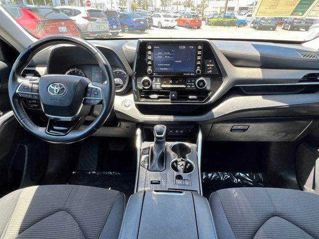 used 2021 Toyota Highlander car, priced at $28,588