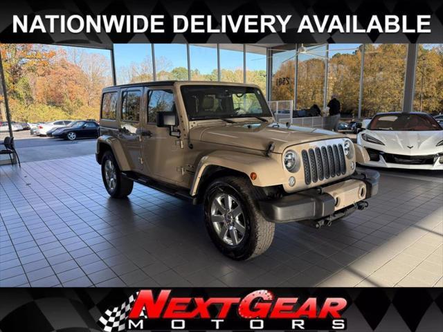 used 2016 Jeep Wrangler Unlimited car, priced at $24,689