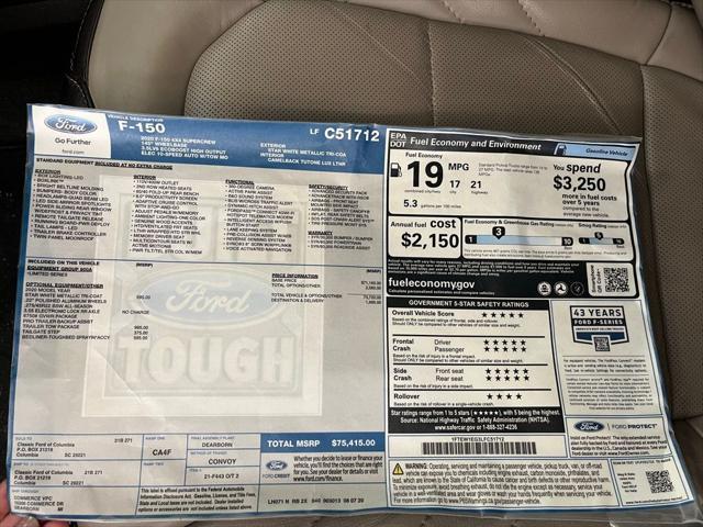 used 2020 Ford F-150 car, priced at $41,990